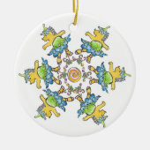 Tanzen-Igel Keramikornament (Vorne)