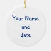 Tanzen-Igel Keramikornament (Hinten)