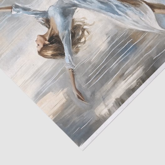 Tanzen im Regen-Dekoupage Seidenpapier (Ausschnitt)