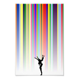 Tanzen im Regen Fotodruck