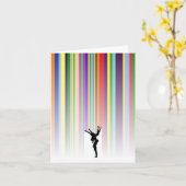 Tanzen im Regen Karte (Gelbe Blume)