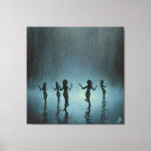 Tanzen im Regen Leinwanddruck (Vorderseite)