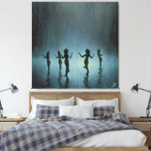 Tanzen im Regen Leinwanddruck (Insitu (Schlafzimmer))