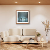 Tanzen im Regen Leinwanddruck