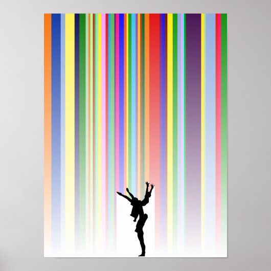 Tanzen im Regen Poster (Vorne)