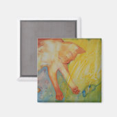 Tanzen im Sonnenfleck Magnet (Vorderseite/Rückseite)