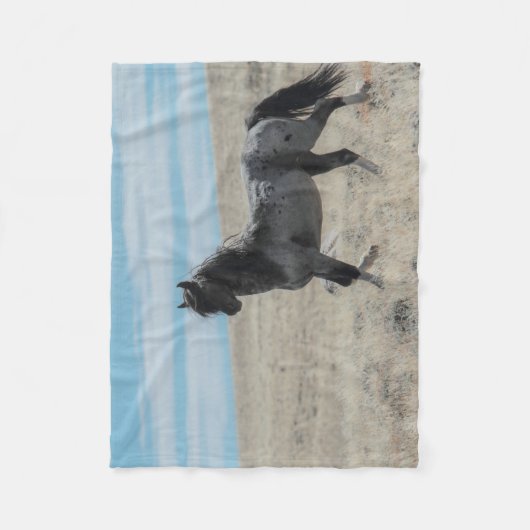 Tanzen im Wind Fleecedecke (Vorderseite)