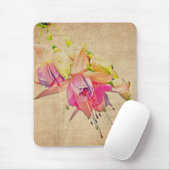Tanzen im Wind - Fuchsien-Blume Mousepad (Mit Mouse)