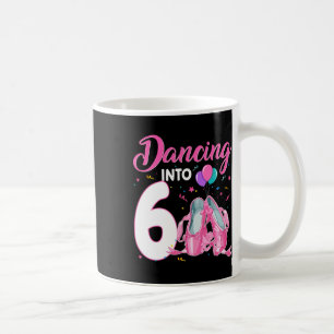 Tanzen in 6 Jahre alt Geburtstag Ballerina Girl Pa Kaffeetasse
