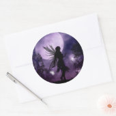 Tanzen in den Mond-Licht-Luftklebern Runder Aufkleber (Umschlag)