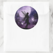 Tanzen in den Mond-Licht-Luftklebern Runder Aufkleber (Tasche)