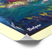 TANZEN IN DEN NACHT Venezianische Maskentänzer Poster (Ecke)