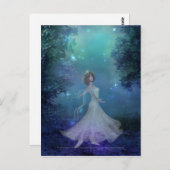 Tanzen in der Holzpostkarte 2 Postkarte (Vorne/Hinten)