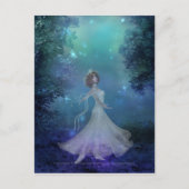 Tanzen in der Holzpostkarte 2 Postkarte (Vorderseite)