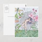 Tanzen in der Natur. Postkarte (Vorne/Hinten)