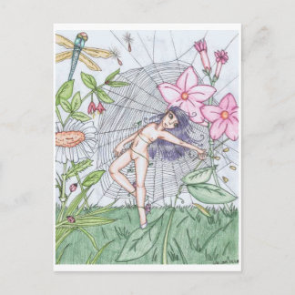 Tanzen in der Natur. Postkarte