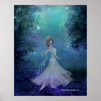 Tanzen in der Woods Print Poster
