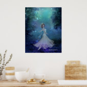 Tanzen in der Woods Print Poster (Küche)