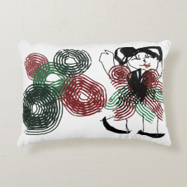 Tanzen in Pfefferminz Dekokissen