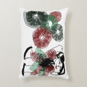 Tanzen in Pfefferminz Dekokissen (Vorderseite(Vertikal))