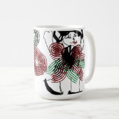 Tanzen in Pfefferminz Kaffeetasse (VorderseiteRechts)