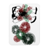 Tanzen in Pfefferminz Magnet (Vertikal)