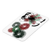 Tanzen in Pfefferminz Magnet (Linke Seite)