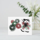 Tanzen in Pfefferminz Postkarte (Stehend Vorderseite)