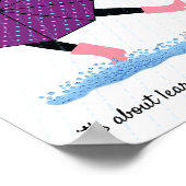 Tanzen in Regen unterstützen Cope Fun Poster (Ecke)