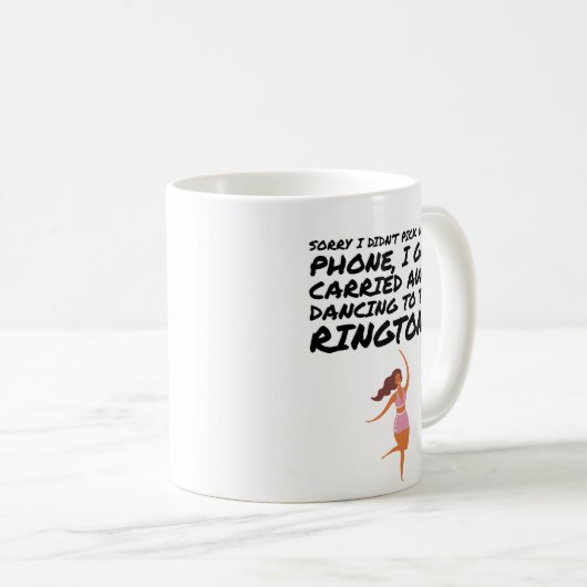 Tanzen in Ringtone Kaffeetasse (VorderseiteRechts)
