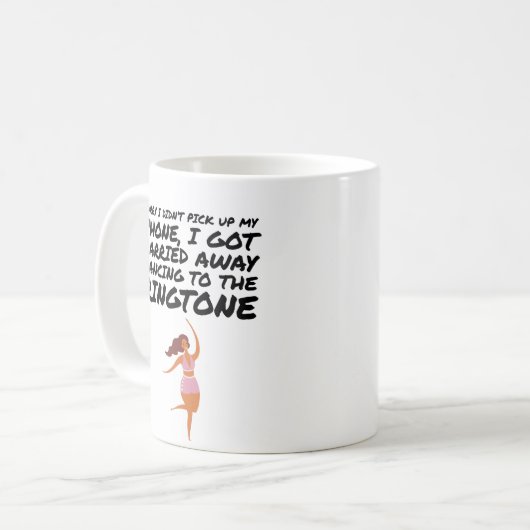 Tanzen in Ringtone Kaffeetasse (Vorderseite Links)