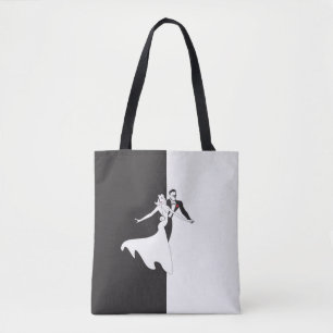 Tanzen in Schwarzweiß Tasche