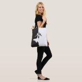 Tanzen in Schwarzweiß Tasche (Am Model)
