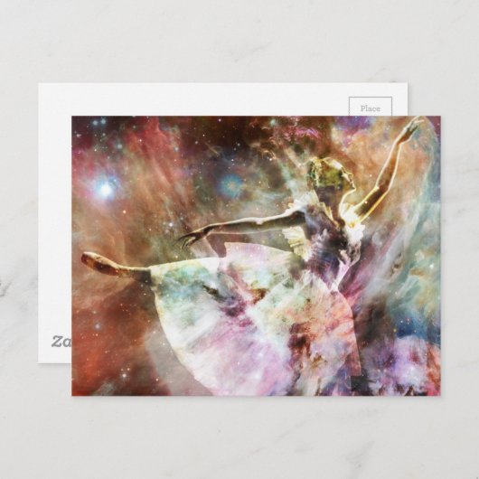 "Tanzen in Stardust" Postkarte (Vorne/Hinten)