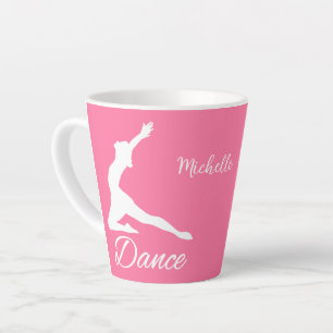 TANZEN individuelle Name & Farbe Milchtasse