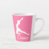 TANZEN individuelle Name & Farbe Milchtasse (Rechts)