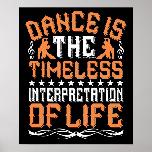Tanzen ist die zeitlose Interpretation Poster (Vorne)
