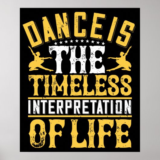 Tanzen ist die zeitlose Interpretation Poster (Vorne)