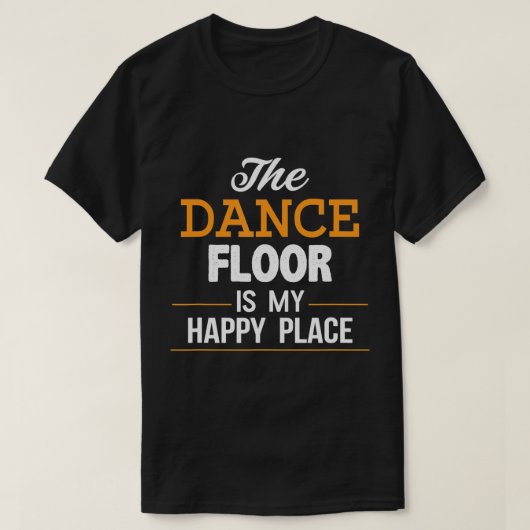 Tanzen ist mein Happy Place TShirt, Line Dancing,  T-Shirt (Design vorne)