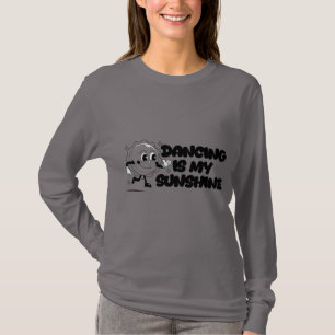 Tanzen ist mein Sonnenschein Niedlicher Retro-Ca T-Shirt