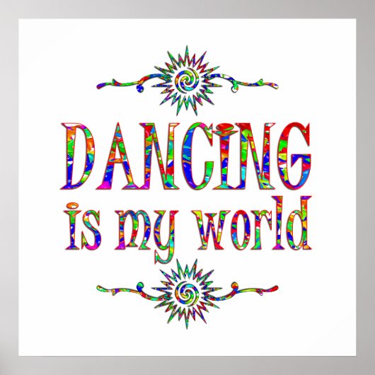 Tanzen ist meine Welt Poster (Vorne)