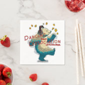 Tanzen ist nur Trennung mit zusätzlichen Schritten Serviette (Beispiel)