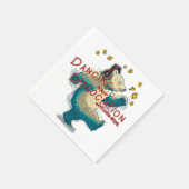 Tanzen ist nur Trennung mit zusätzlichen Schritten Serviette (Ecke)