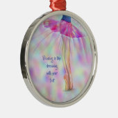 Tanzen ist wie Träumerei Ornament Aus Metall (Rechts)