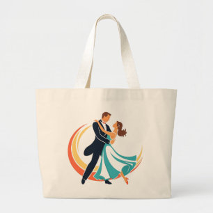 Tanzen Jumbo Stoffbeutel