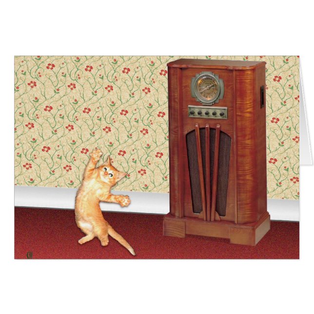 Tanzen-Katze (Vorderseite (Horizontal))