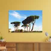 "Tanzen" Kiefernbäume, Digitale Kunst, Malerei. Leinwanddruck (Insitu (Wohnzimmer))