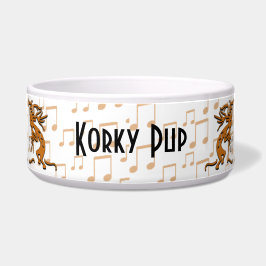 Tanzen Kokopelli Merrymaker mit musikalischen Napf