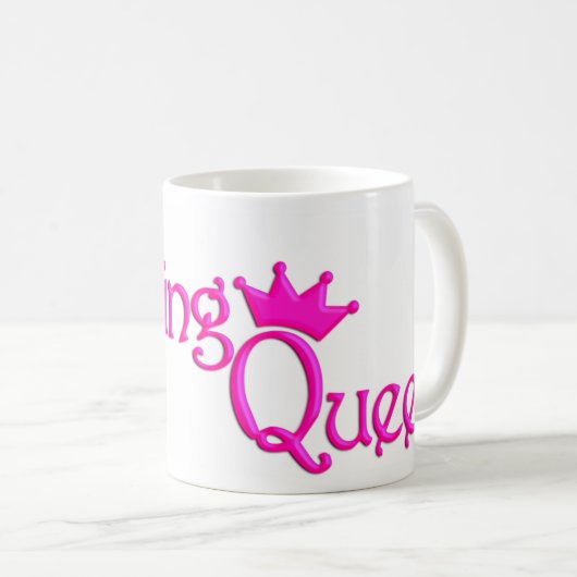 Tanzen-Königin-Tasse Kaffeetasse (VorderseiteRechts)