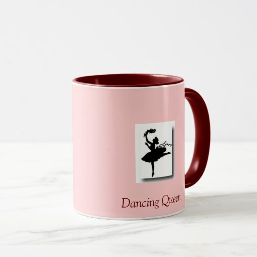 Tanzen-Königin-Tasse Tasse (VorderseiteRechts)